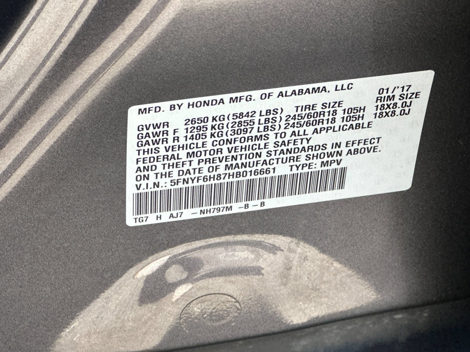 Used 2017 Honda Pilot EX-L image 29