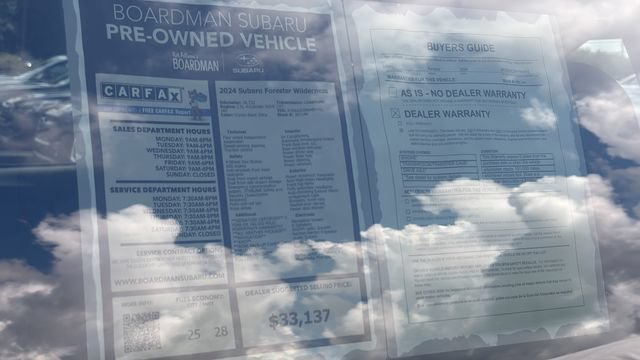 Used 2024 Subaru Forester Wilderness w/ Convenience Package AWD/4WD image 29