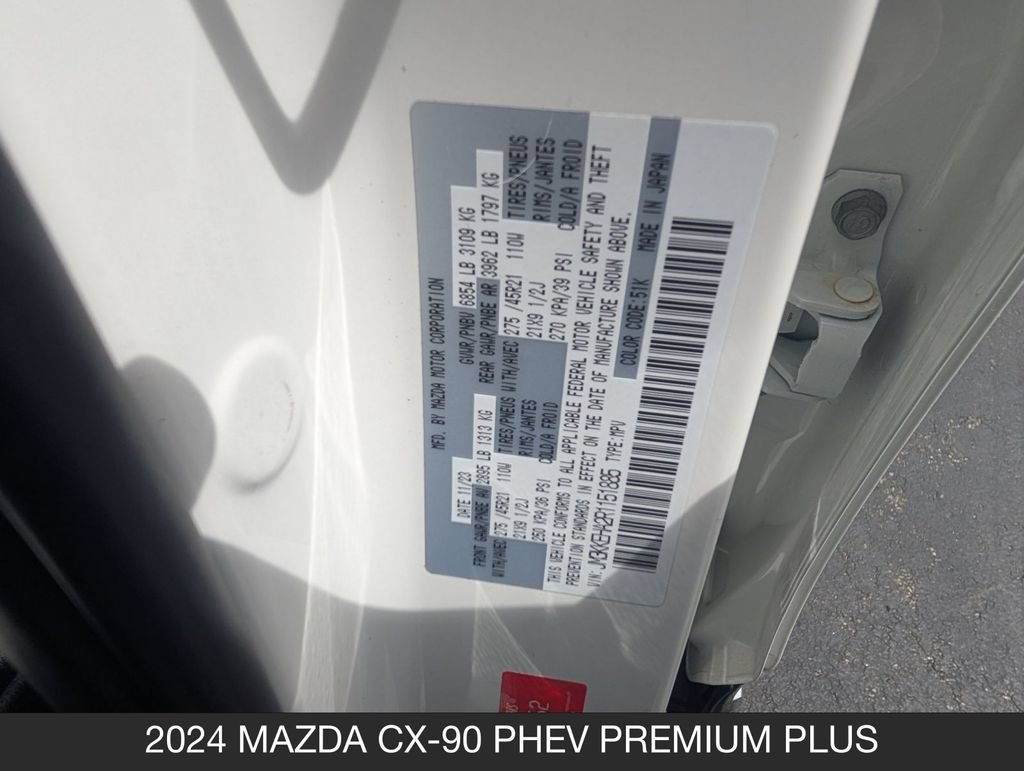 Certified 2024 MAZDA CX-90 Plug-In Hybrid w/ Premium Plus AWD/4WD image 37