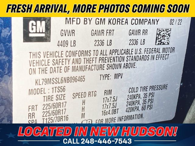 Used 2022 Chevrolet TrailBlazer ACTIV w/ Technology Package AWD/4WD image 31