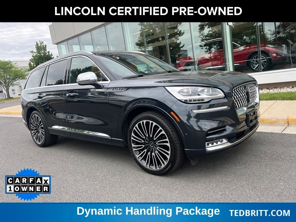 Certified 2022 Lincoln Aviator Black Label w/ Dynamic Handling Package AWD/4WD image 1