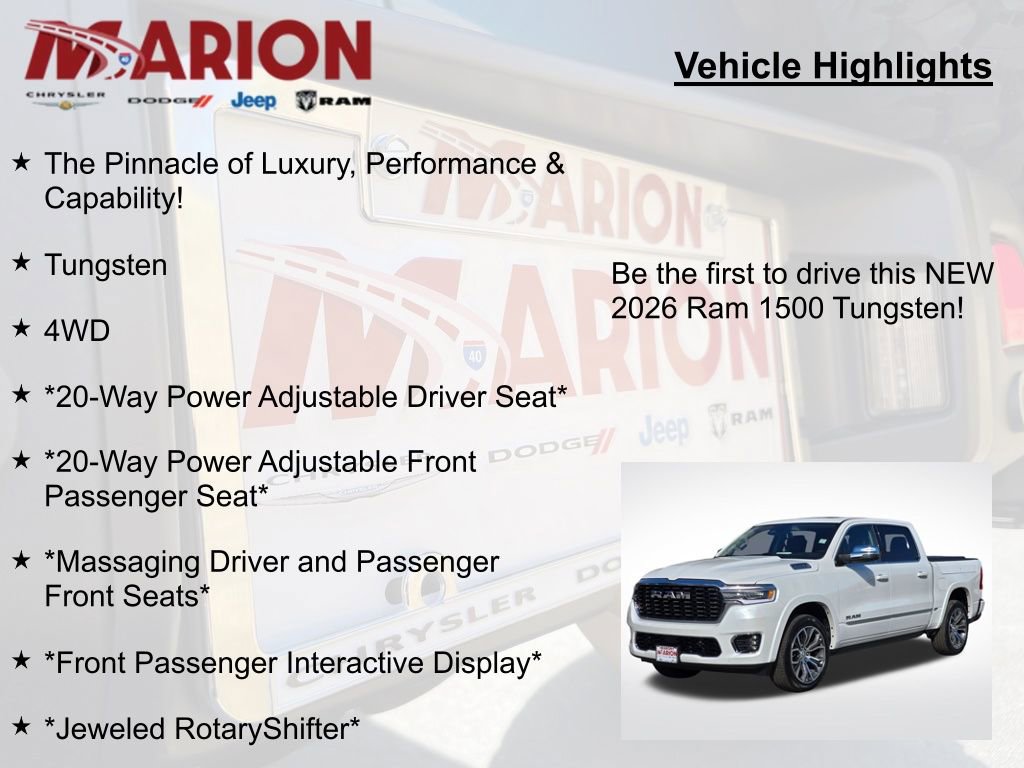 New 2026 RAM 1500 Tungsten w/ Bed Utility Group image 5