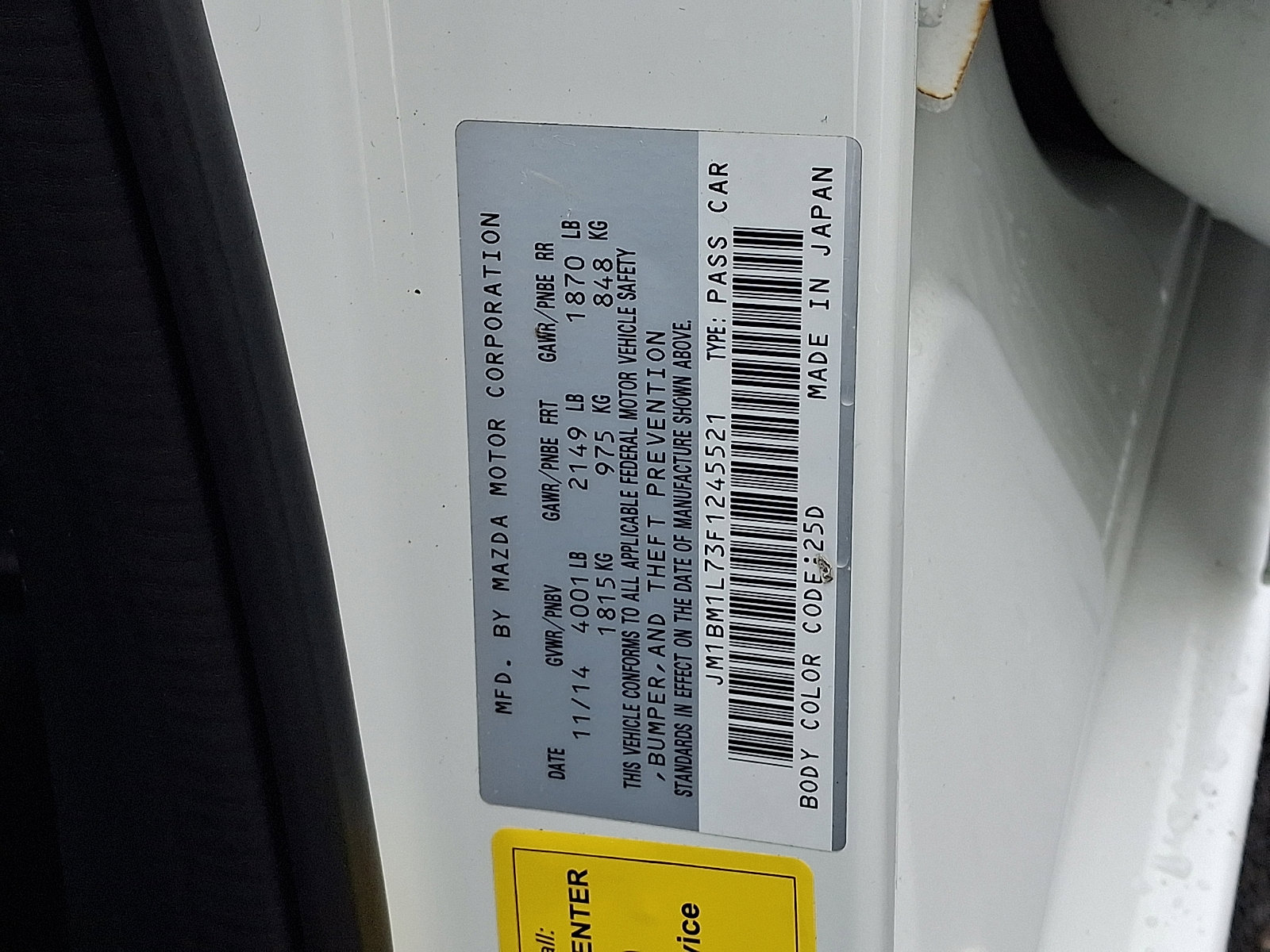 Used 2015 MAZDA MAZDA3 i Touring image 30