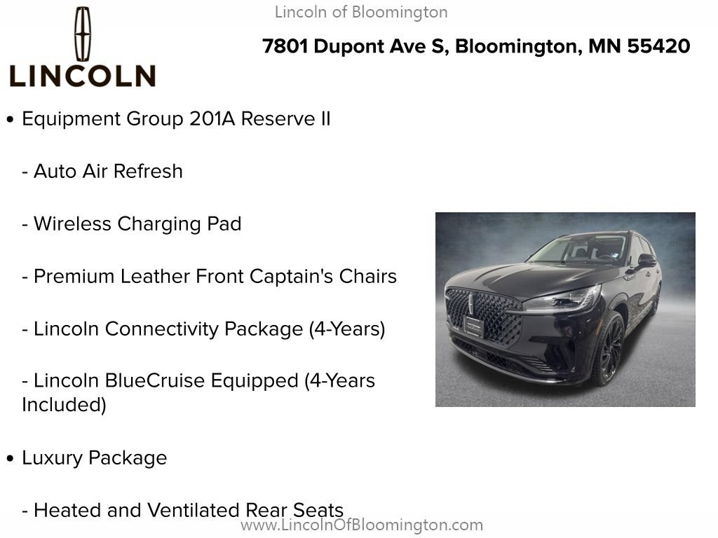New 2026 Lincoln Aviator Reserve AWD/4WD image 9