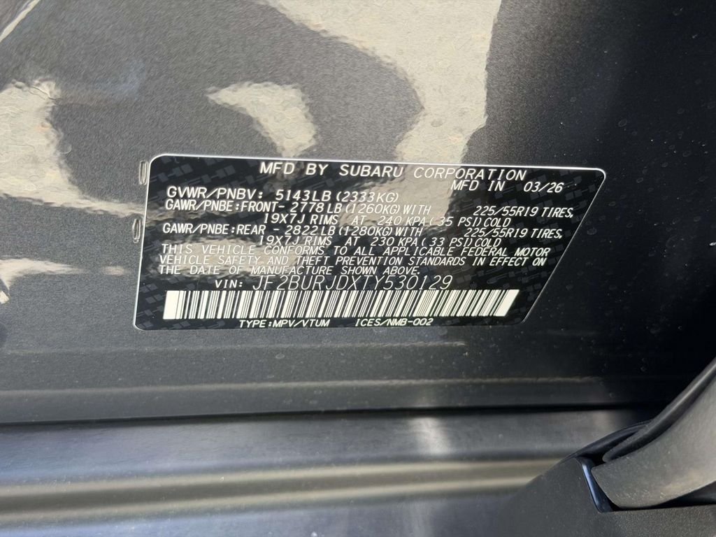 New 2026 Subaru Outback Touring XT AWD/4WD image 25
