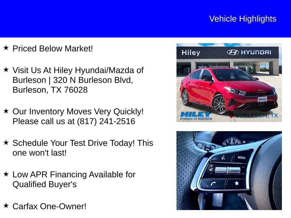 Used 2024 Kia Forte GT-Line w/ GT-Line Premium Package image 9