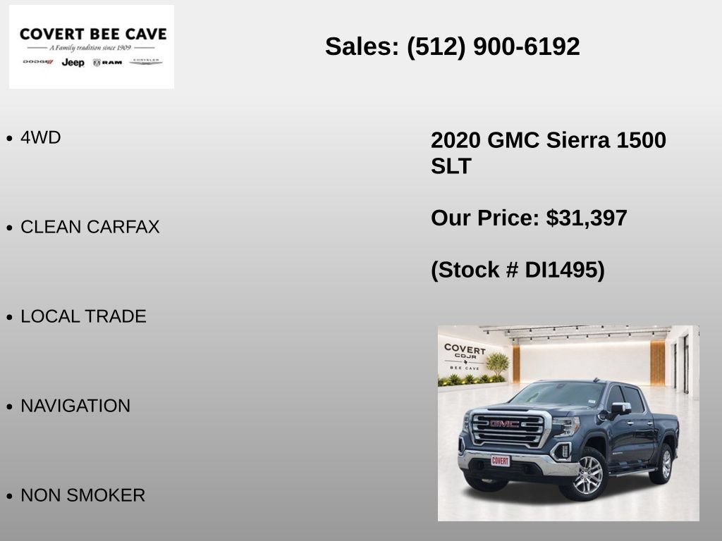 Used 2020 GMC Sierra 1500 SLT AWD/4WD image 7