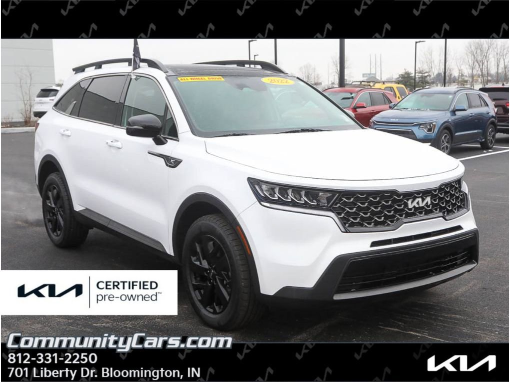 Certified 2022 Kia Sorento S w/ Panoramic Sunroof Package