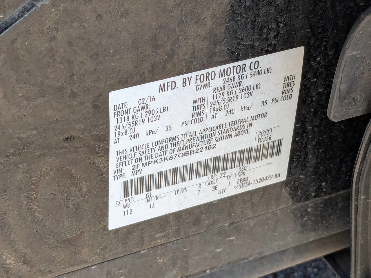 Used 2016 Ford Edge Titanium image 36