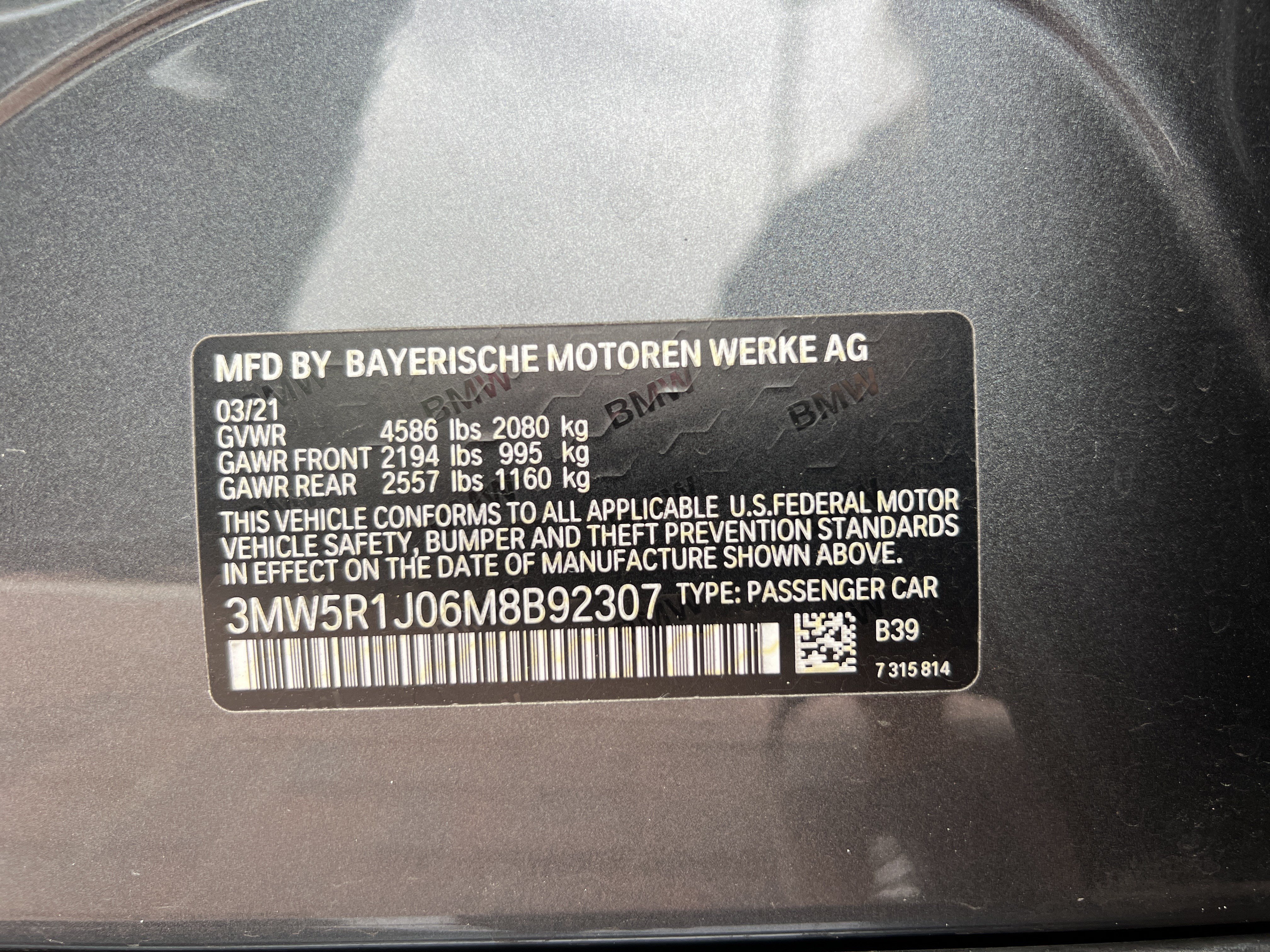 Used 2021 BMW 330i Sedan w/ Driving Assistance Package RWD image 34