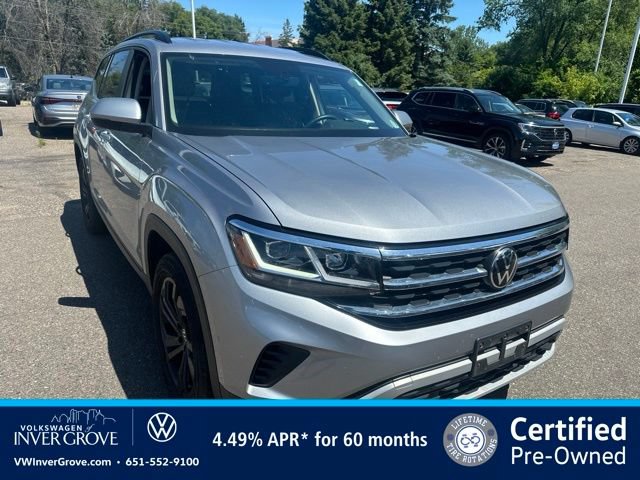Certified 2023 Volkswagen Atlas SE w/ Black Wheel Package AWD/4WD video 1