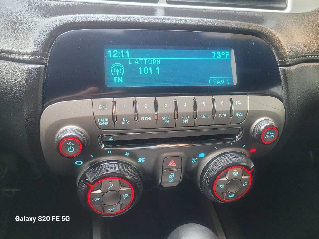 Used 2014 Chevrolet Camaro LS w/ Orange Rally Stripe Package image 16