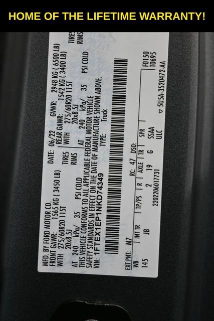 Used 2022 Ford F150 XL w/ STX Appearance Package AWD/4WD image 51