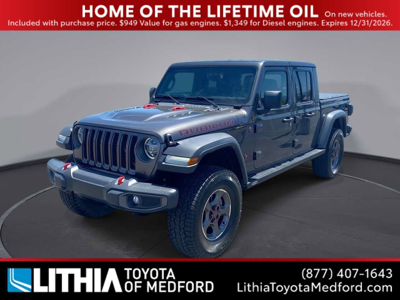 Used 2020 Jeep Gladiator Rubicon w/ LED Lighting Group AWD/4WD image 1