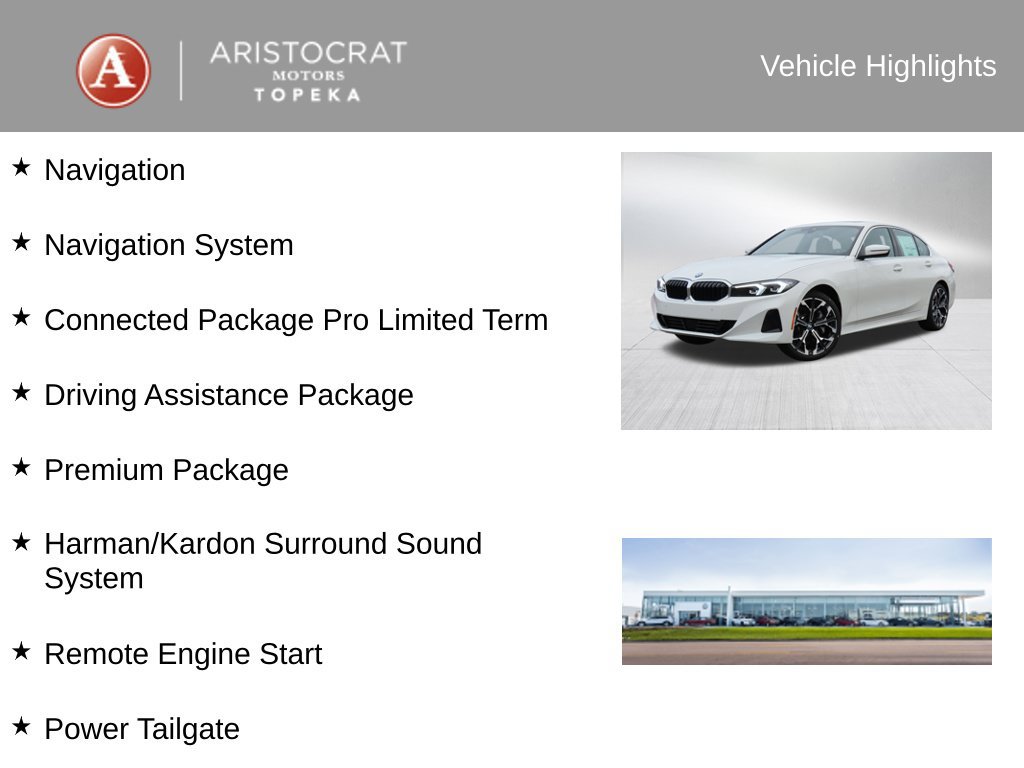 Certified 2026 BMW 330i xDrive Sedan w/ Premium Package AWD/4WD image 4