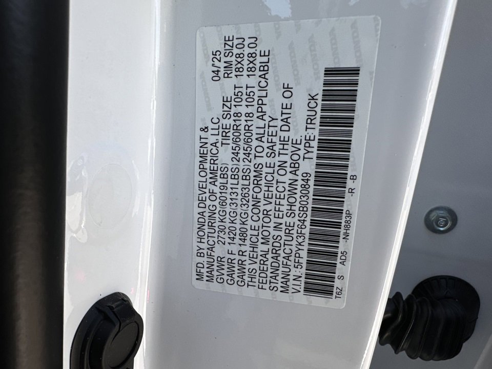 New 2025 Honda Ridgeline TrailSport image 36