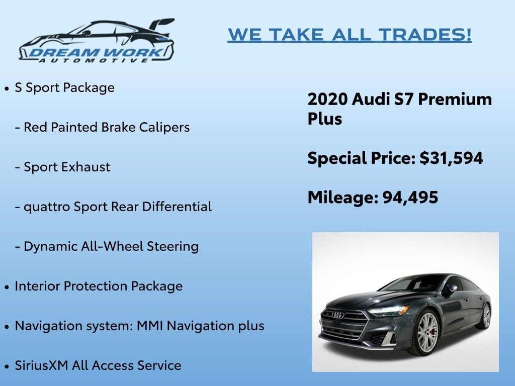Used 2020 Audi S7 Premium Plus w/ S Sport Package image 2