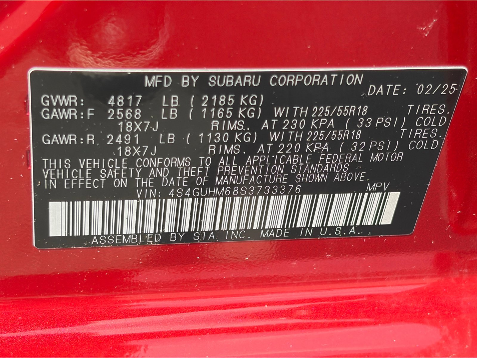 Certified 2025 Subaru Crosstrek 2.5i Limited AWD/4WD image 34