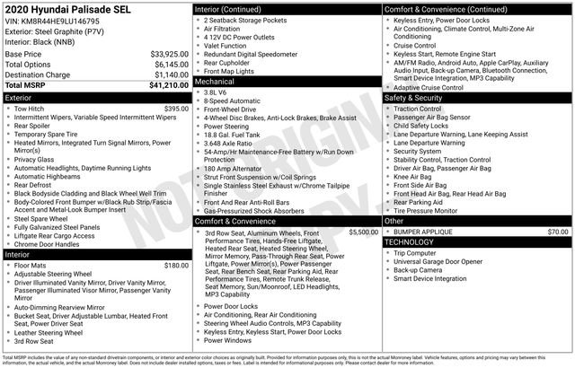 Used 2020 Hyundai Palisade SEL image 16