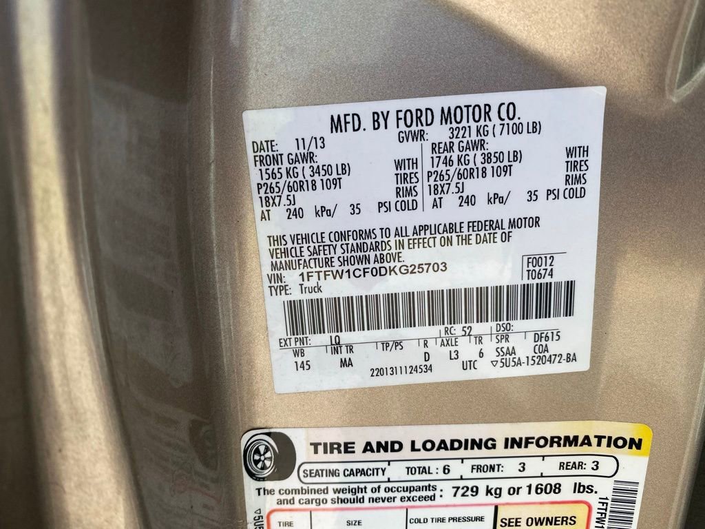 Used 2013 Ford F150 XLT w/ Luxury Equipment Group image 16