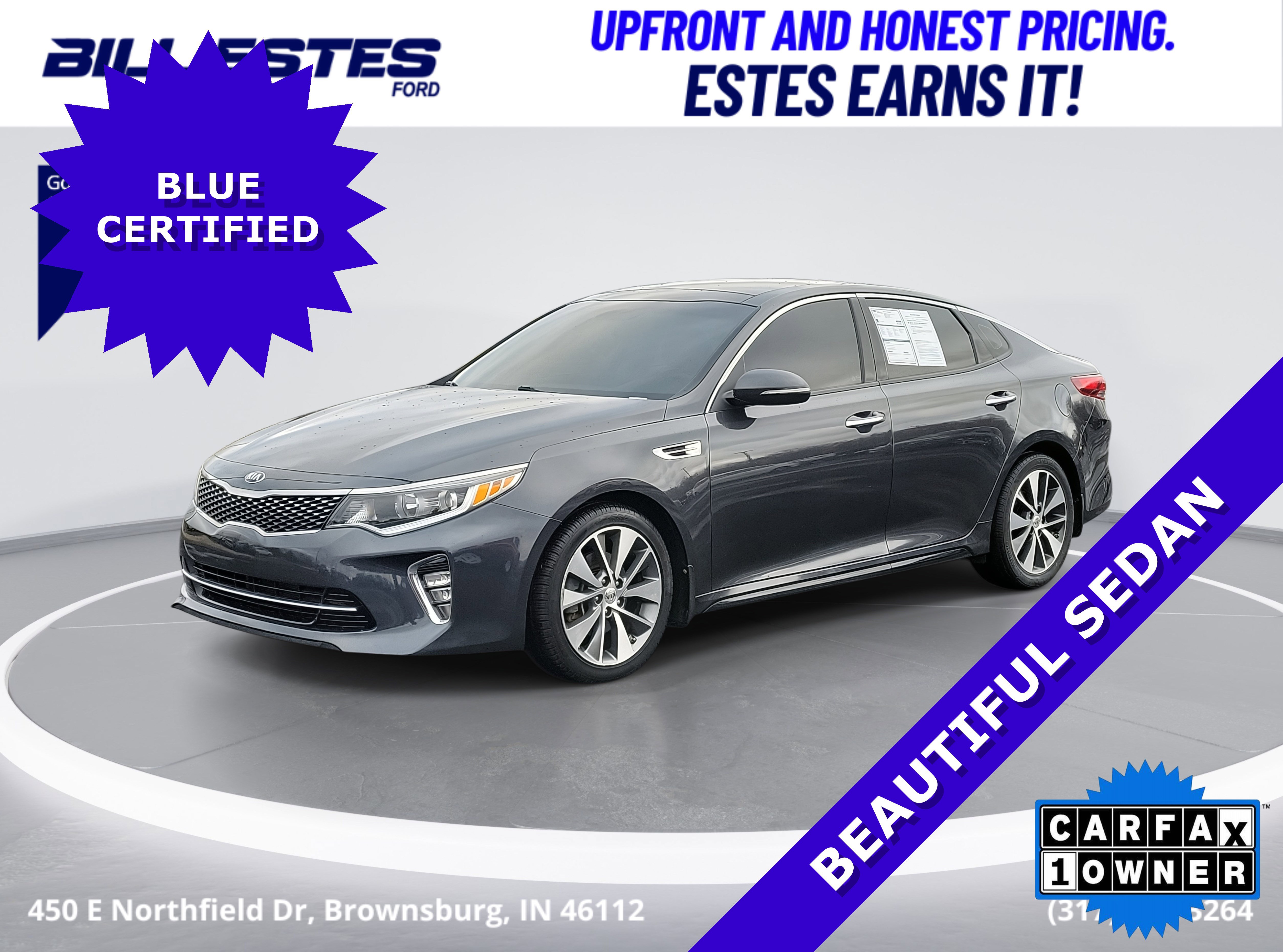 Used 2018 Kia Optima S w/ Pano Sport Package 360° Tour