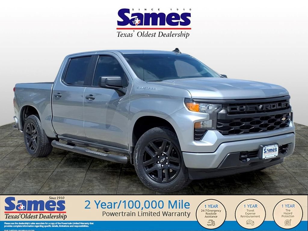 Used 2024 Chevrolet Silverado 1500 Custom w/ Turbomax Blackout Package