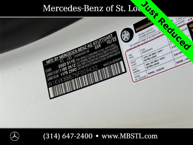 Certified 2022 Mercedes-Benz SL 63 AMG 4MATIC image 24