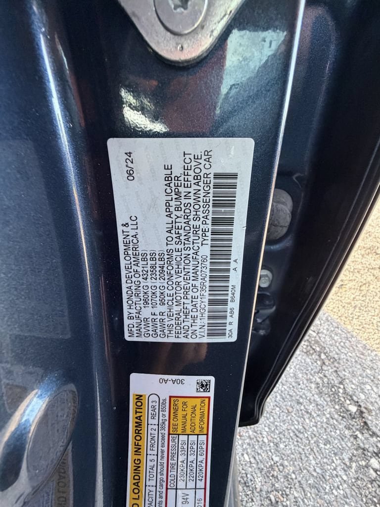 Used 2024 Honda Accord EX image 33