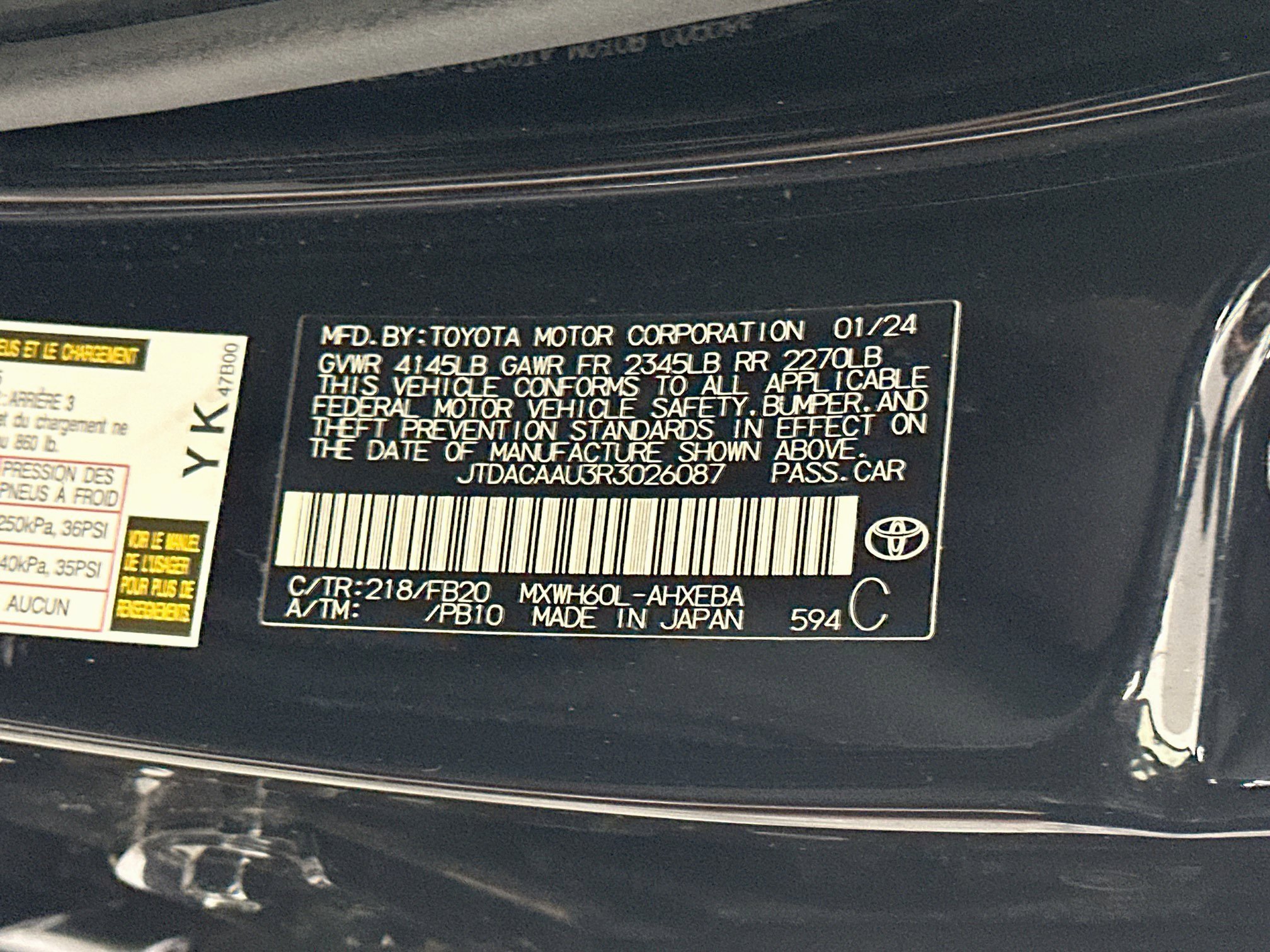 Used 2024 Toyota Prius LE FWD image 12