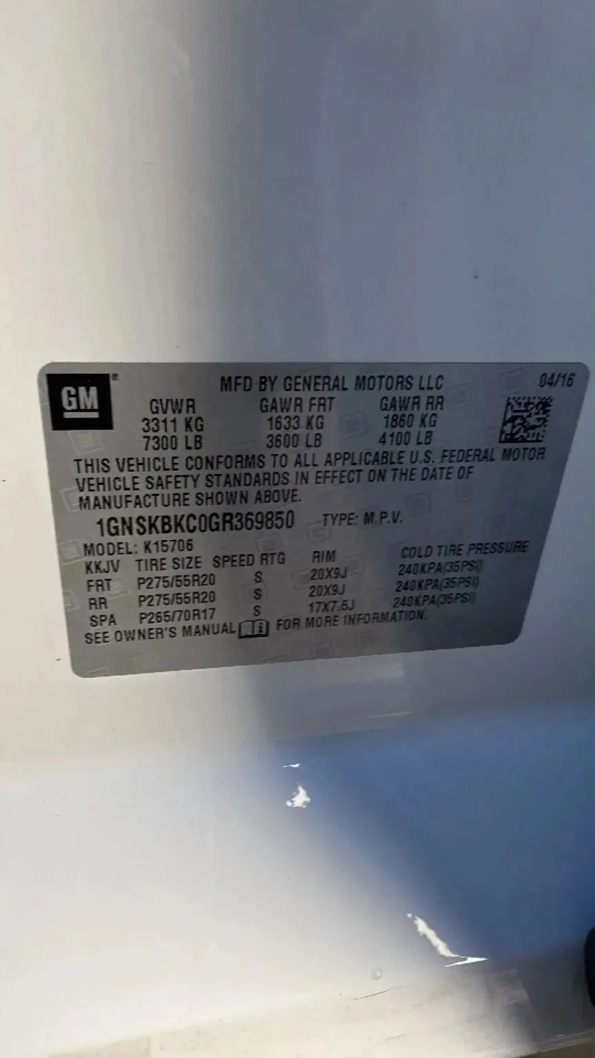 Used 2016 Chevrolet Tahoe LT image 34