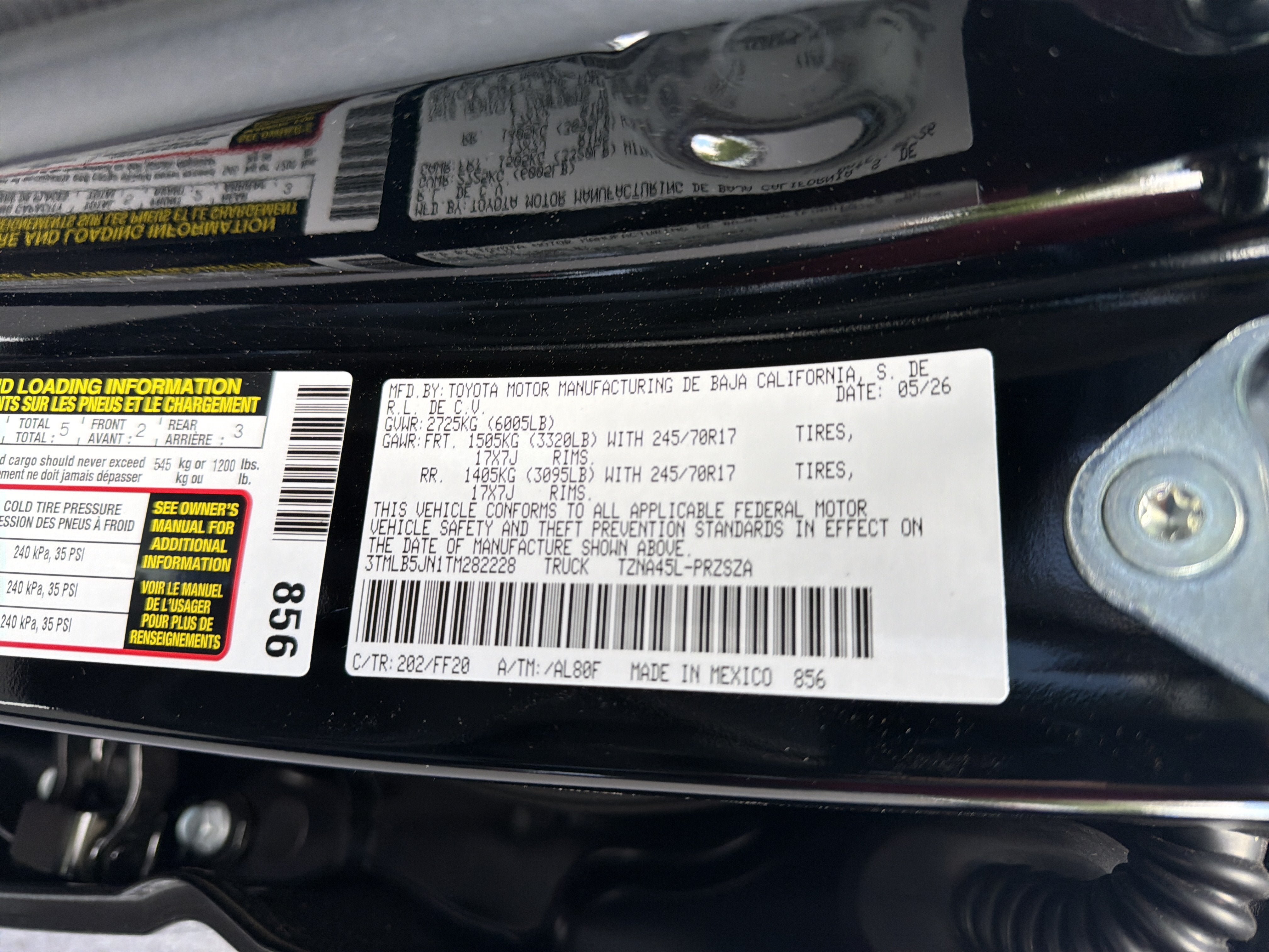 New 2026 Toyota Tacoma SR5 AWD/4WD image 13