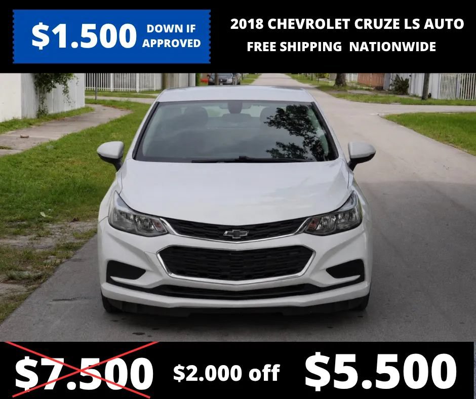 Used 2018 Chevrolet Cruze LS FWD image 2
