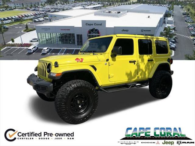 Certified 2023 Jeep Wrangler Unlimited Sahara AWD/4WD image 1
