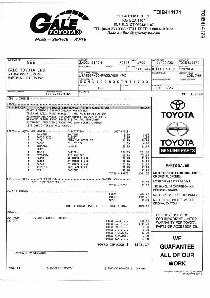 Used 2019 Jeep Compass Trailhawk image 10