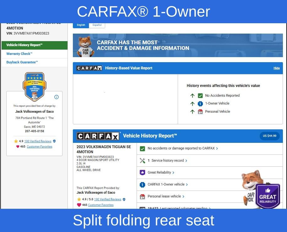 Used 2023 Volkswagen Tiguan SE image 11