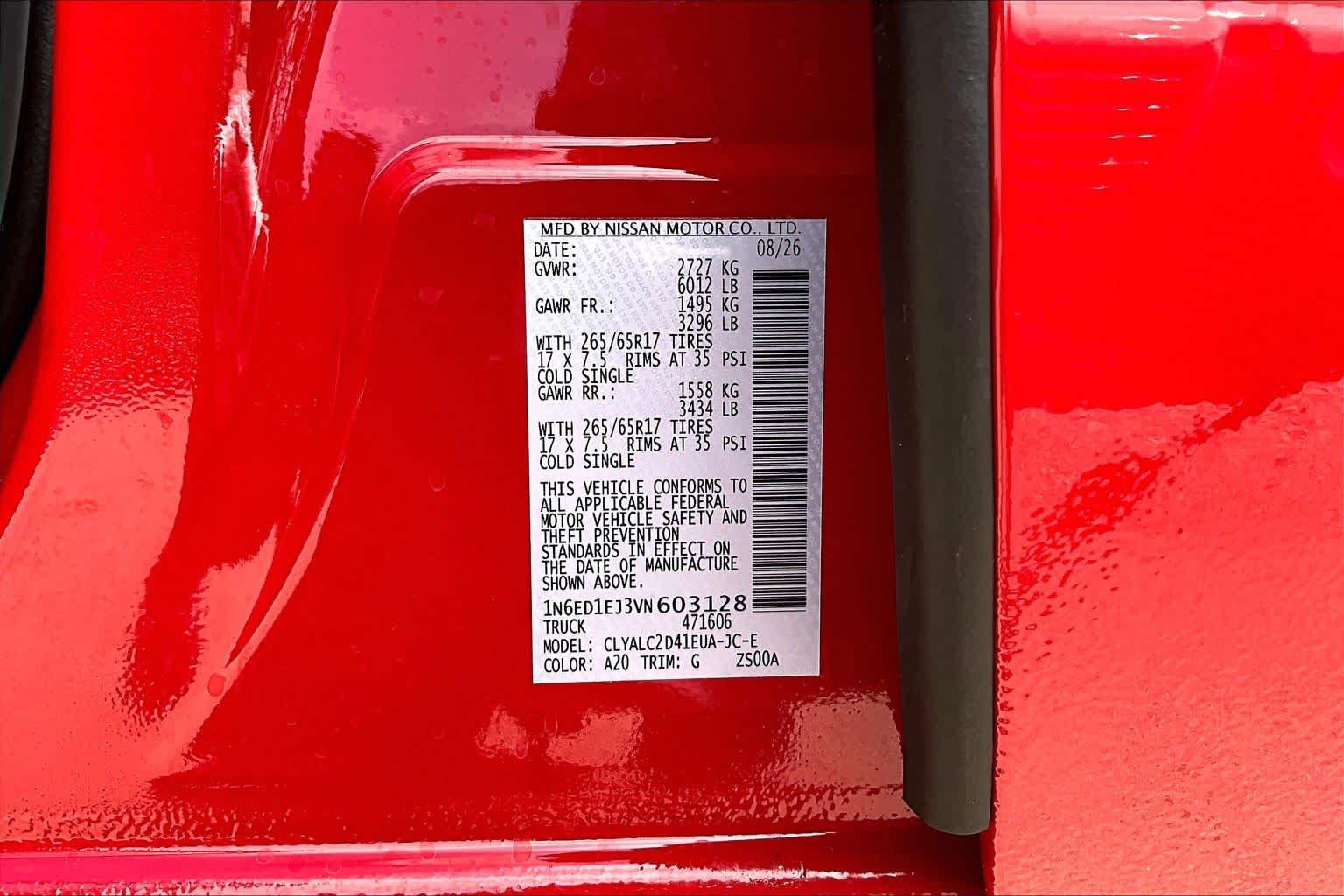 New 2027 Nissan Frontier SV w/ SV Convenience Package RWD image 18