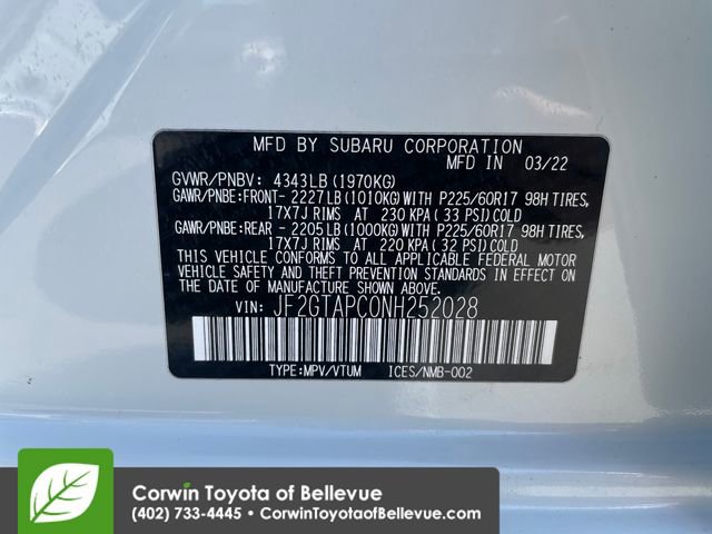 Used 2022 Subaru Crosstrek 2.0i Premium AWD/4WD image 23