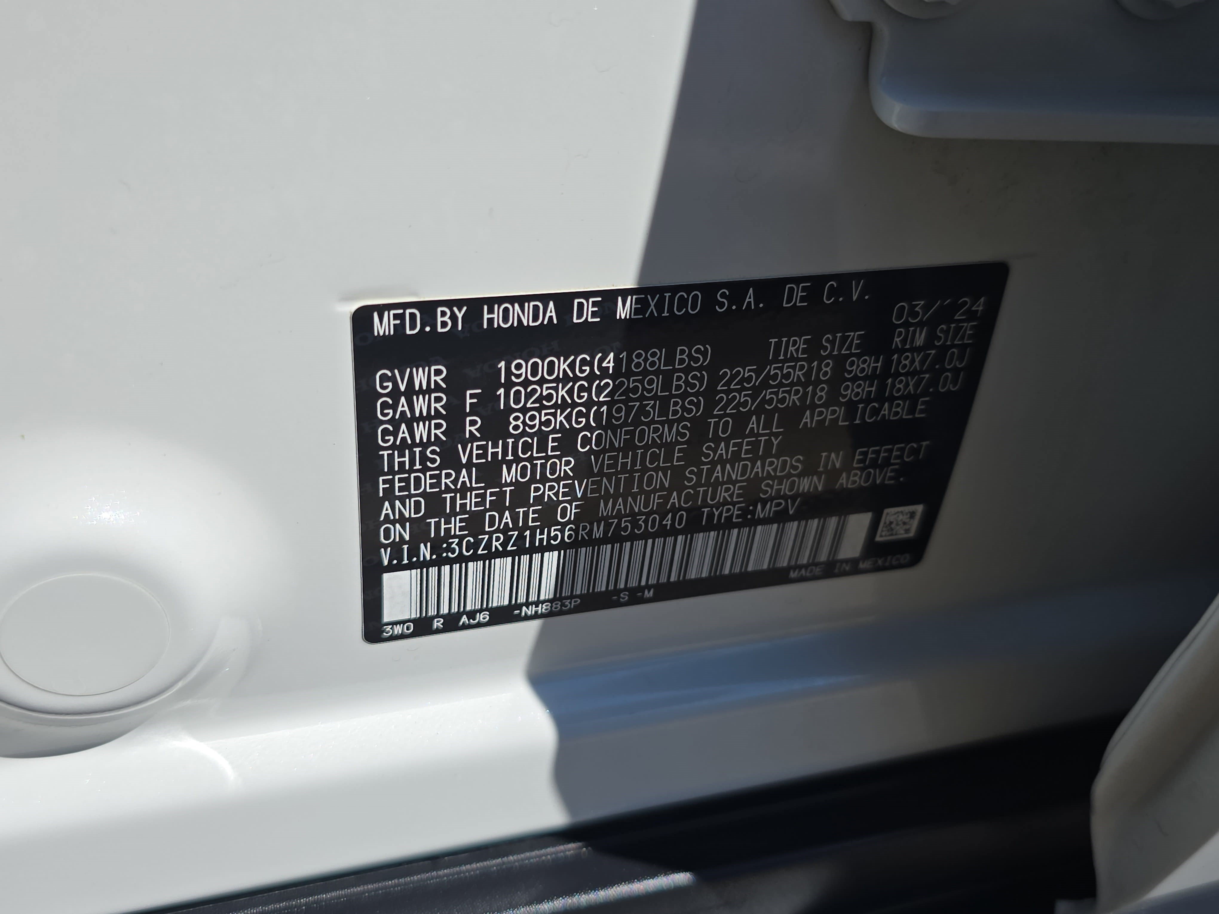 Used 2024 Honda HR-V Sport image 36