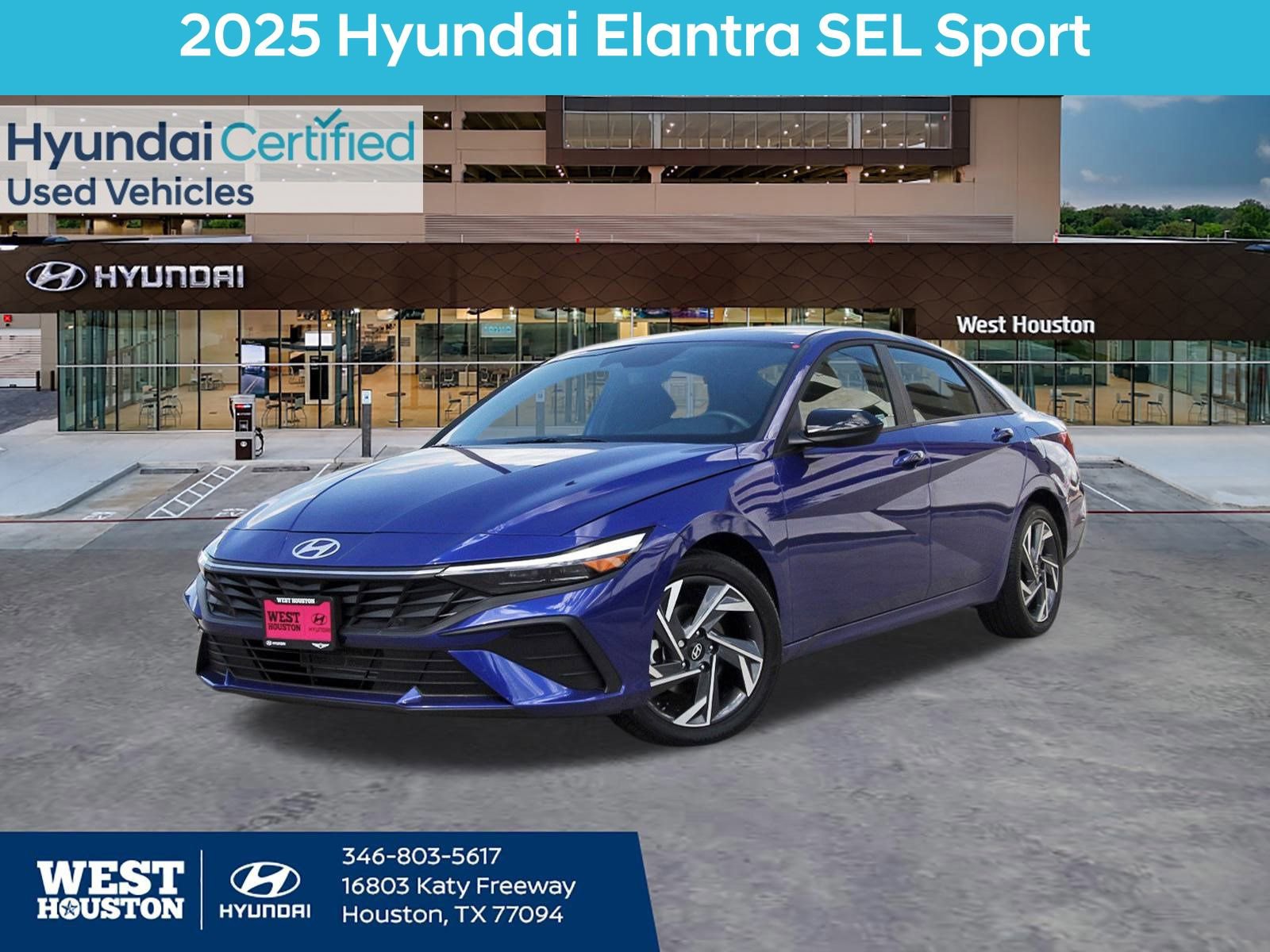 Certified 2025 Hyundai Elantra Sport