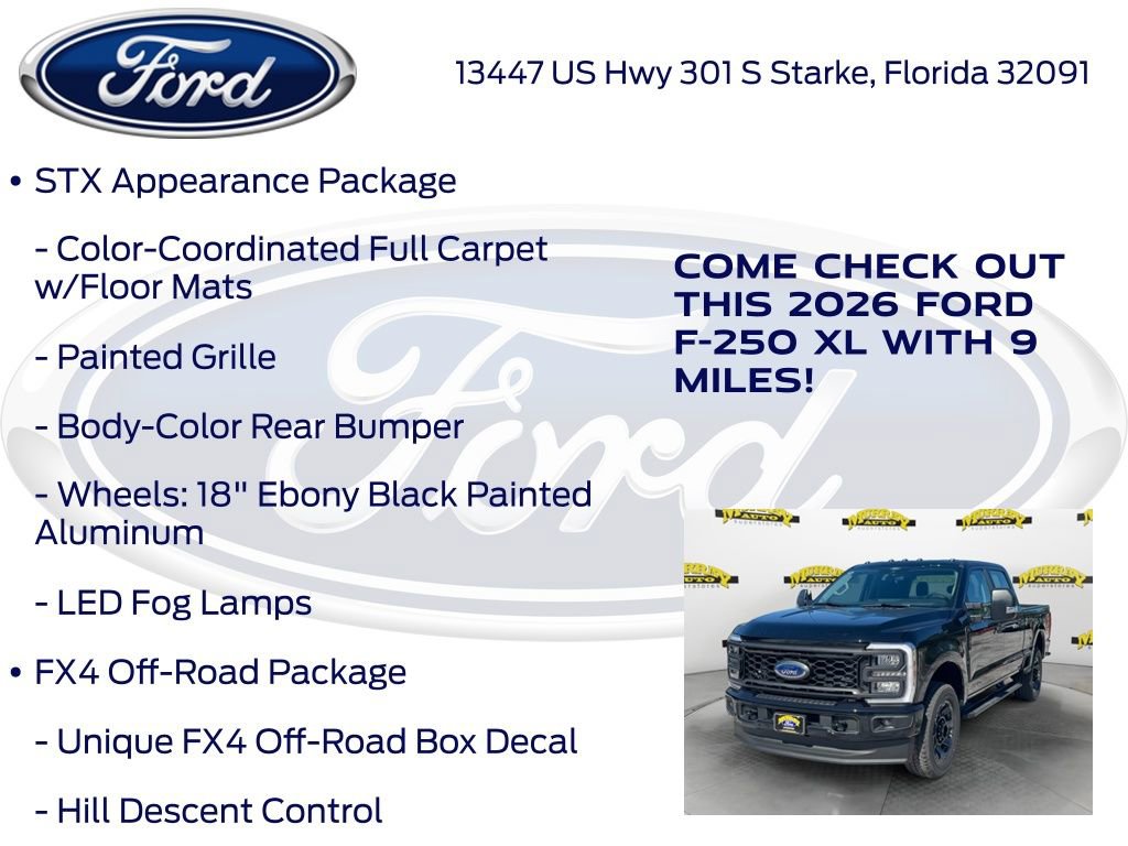 New 2026 Ford F250 XL w/ STX Appearance Package image 15