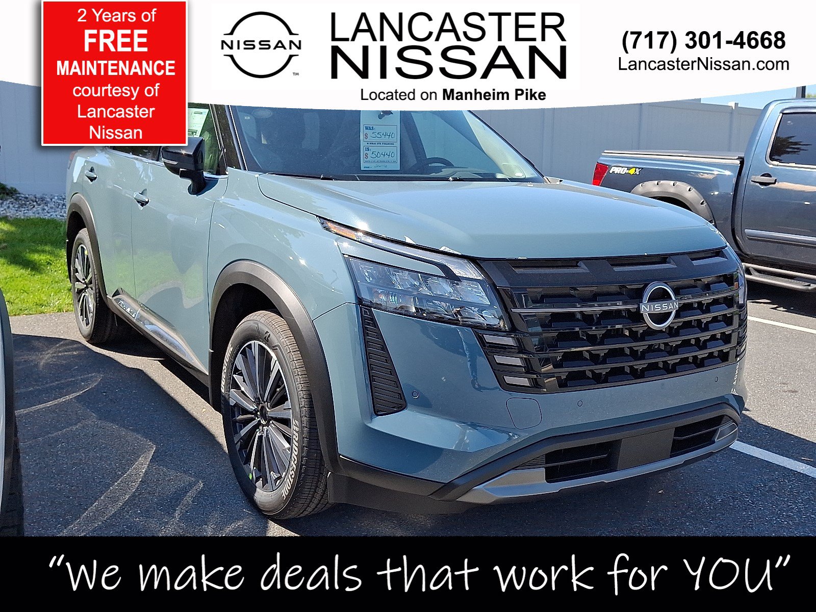 New 2026 Nissan Pathfinder Platinum w/ Cargo Package AWD/4WD image 1
