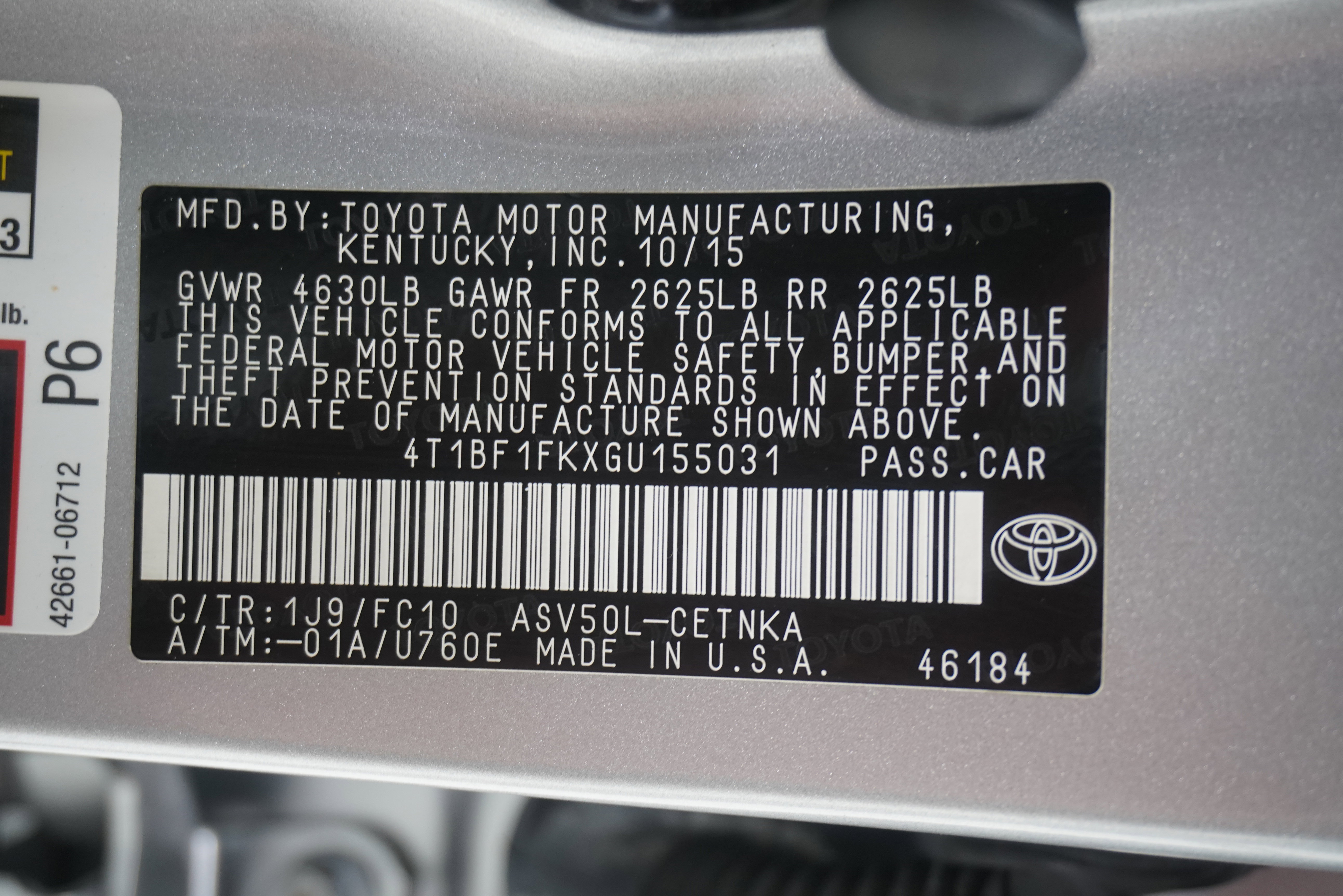 Used 2016 Toyota Camry LE FWD image 23