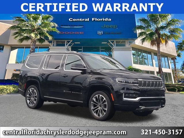 Certified 2025 Jeep Grand Wagoneer Series III w/ Rear Seat Video Group 1