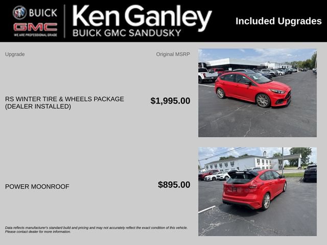 Used 2018 Ford Focus RS AWD/4WD image 3