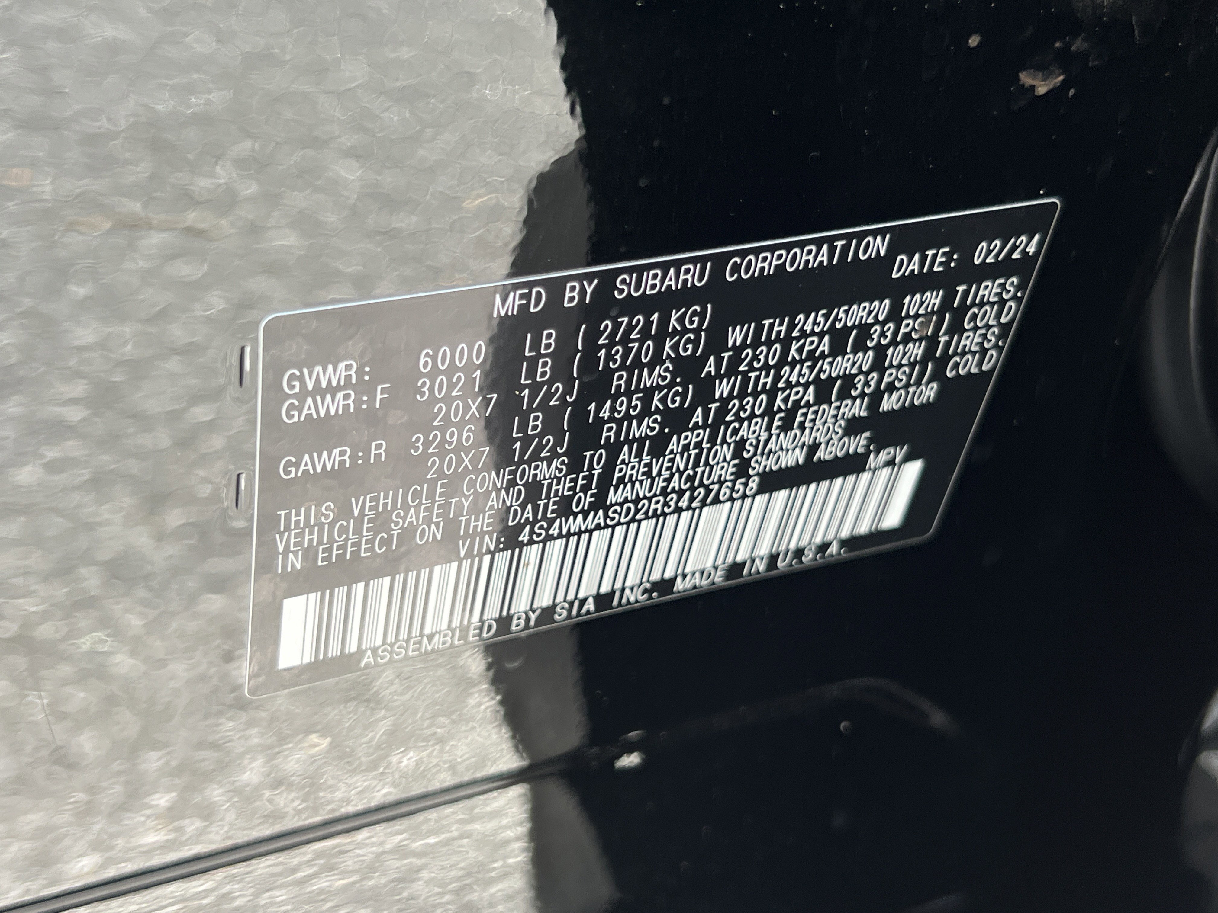 Used 2024 Subaru Ascent Limited AWD/4WD image 43