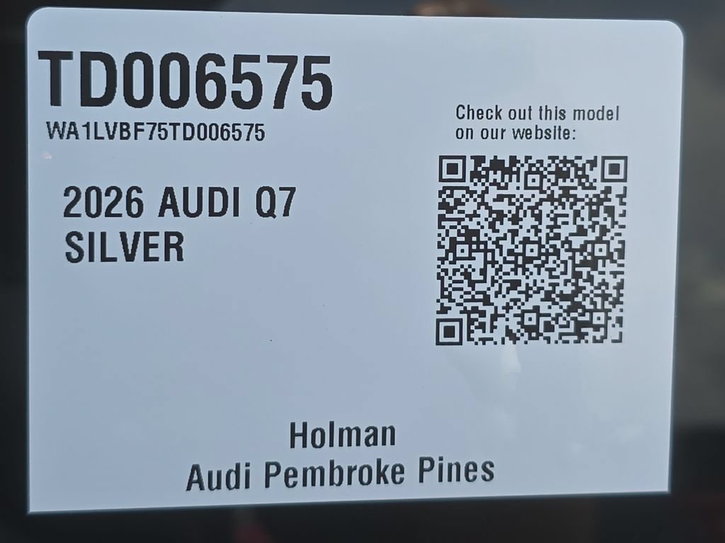Used 2026 Audi Q7 3.0T Premium Plus w/ Premium Plus Package AWD/4WD image 33