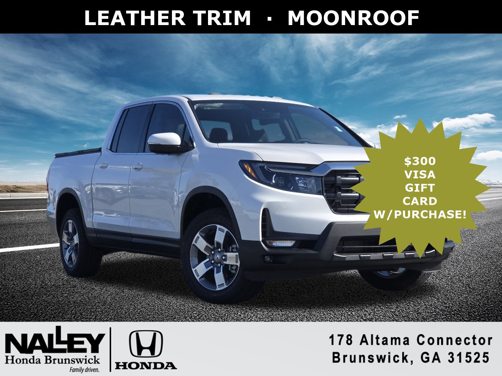 New 2026 Honda Ridgeline RTL