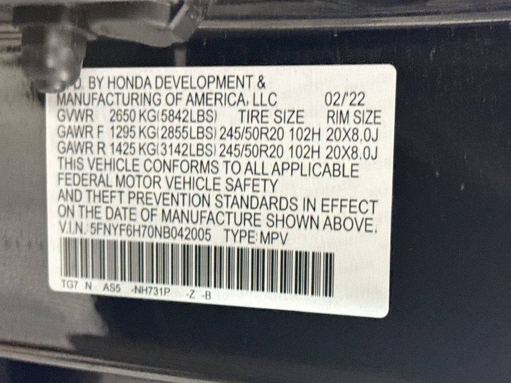 Used 2022 Honda Pilot Black Edition image 39