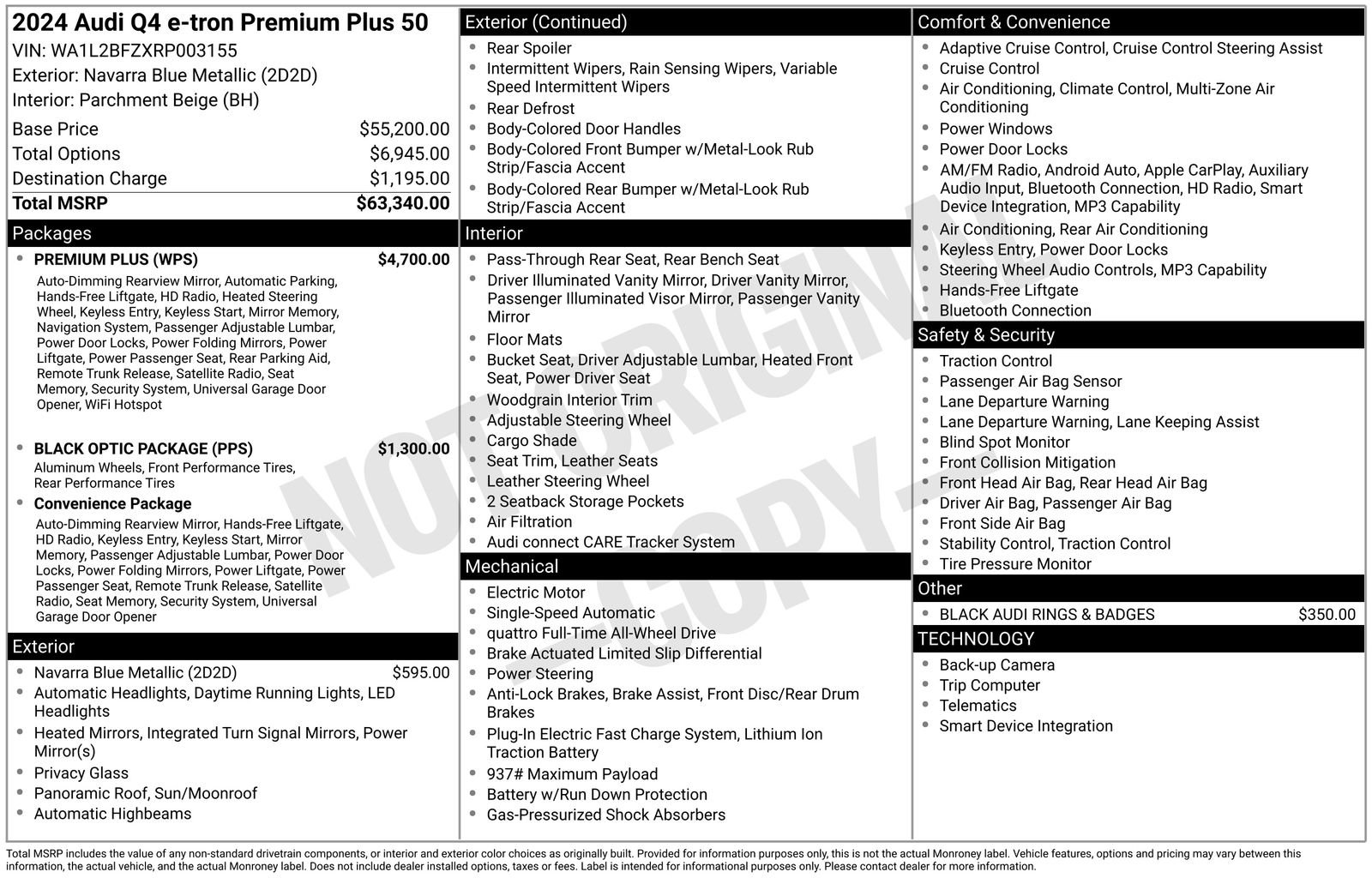 Certified 2024 Audi Q4 e-tron Premium Plus w/ Premium Plus image 31