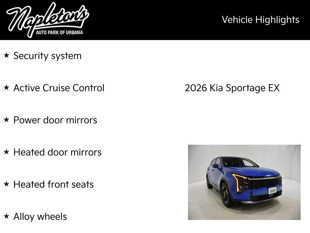 New 2026 Kia Sportage EX image 16
